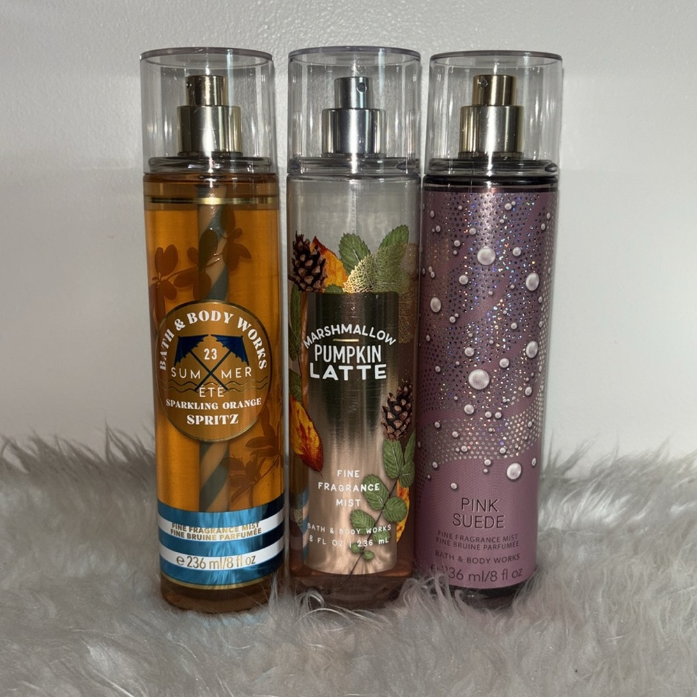 3 Fine Fragrance Mists Bundle 💕 - Sparkling Orange Spritz, Pumpkin & More
